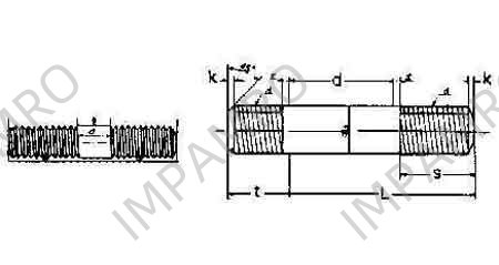 BOLT STUD WITH FURTHER DETAIL