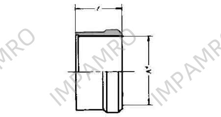 SLEEVE BRASS FOR FLARELESS, TUBE FITTING 10X10MM