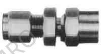 CONNECTOR BULKHEAD FEMALE, STAINLESS FLARELESS 6MMXPT1/4
