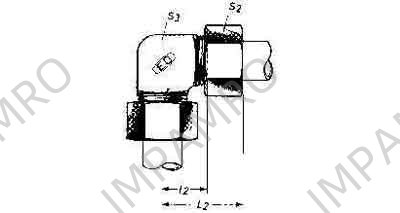 FITTING ELBOW H.P.STEEL, ERMETO 18MM 315KG