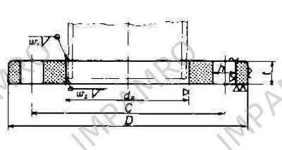 FLANGE STAINLESS STEEL WELDING, SLIP-ON FLAT FACE 10KG-10MM