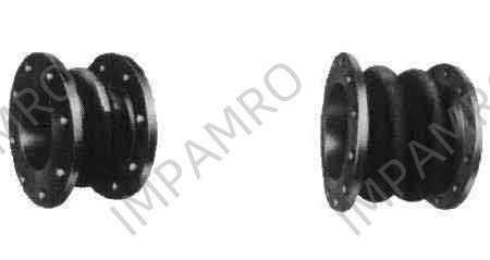 JOINT EXPANSION RUBBER FLANGED, DOUBLE ARCH SPOOL 10KG-250MM