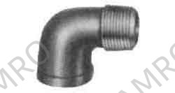 ELBOW STREET MALLEABLE CAST, IRON BLACK 90DEG 1/8
