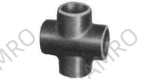 CROSS MALLEABLE CAST IRON, BLACK 1-1/4