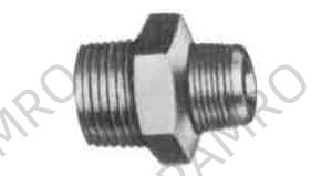 NIPPLE HEXAGON REDUCING GALV, MALLEABLE CAST IRON 3/4X1/2