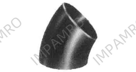 ELBOW STEEL BUTT-WELDING SGP, 45DEG LONG RADIUS 100A