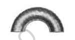 RETURN BEND STEEL BUTT-WELDING, SGP 180DEG LONG RADIUS 300A