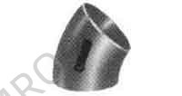 ELBOW STEEL BUTT-WELDING 45DEG, LONG RADIUS H.P. SCH-40 32A