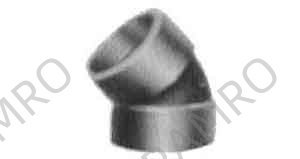 ELBOW STEEL 45DEG 1-1/2, THREADED FOR H.P. PIPE FITTING