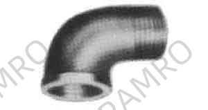 ELBOW STREET STEEL 1-1/2 90DEG, THREADED FOR H.P. PIPE FITTING