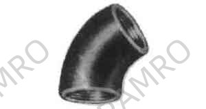 ELBOW BRASS 45DEG 1-1/4, THREADED