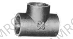 TEE BRASS 3/4 THREADED