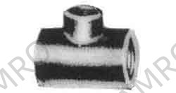 TEE REDUCING BRASS 1/2X3/8, THREADED