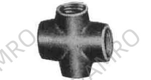 CROSS BRASS 1-1/2 THREADED