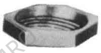 LOCK NUT BRASS 1 THREADED