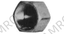 CAP HEXAGON STAINLESS STEEL, 1-1/4 THREADED