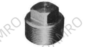 PLUG SQUARE HEAD, STAINLESS STEEL 1-1/4 THREADED