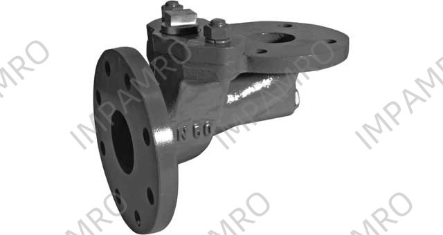 STORM VALVE DIN DUCTILE C/IRON, ANGLE W/O LOCK DEVICE 1205 DN65