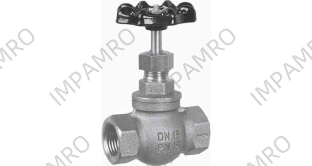 GLOBE VALVE DIN BRONZE SCREWED, #250 1/2"