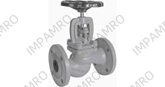 GLOBE VALVE DIN CAST IRON, FLANGED PN10/16 #268 15MM