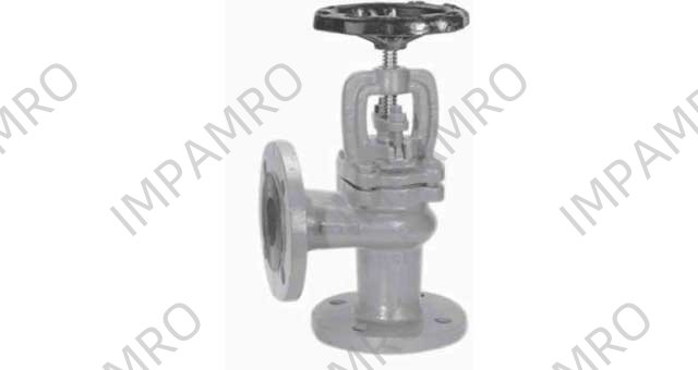 ANGLE VALVE DIN CAST IRON, FLANGED PN10/16 #269 200MM