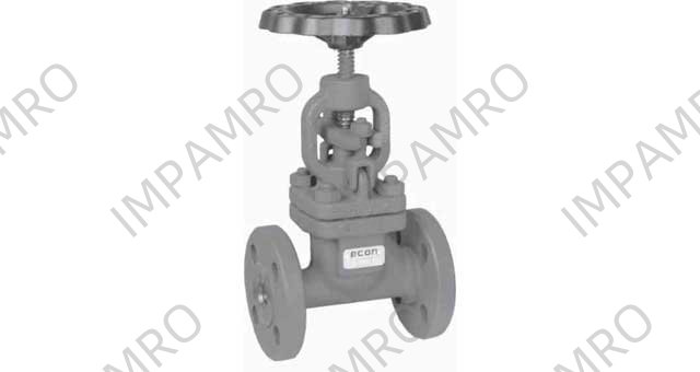 GLOBE VALVE DIN CARBON STEEL, FLANGED PN25/40 #417 25MM
