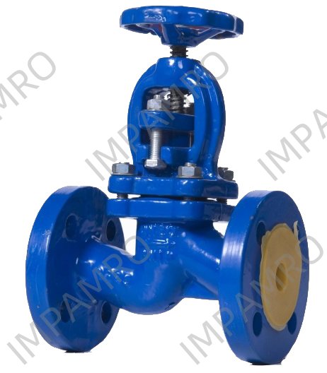 GLOBE VALVE SCREW DOWN CHECK, CAST IRON FLANGED PN16 DN65