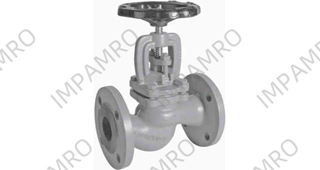 GLOBE VALVE NODULAR CAST IRON, DIN FLANGED PN10/16 #263 80MM