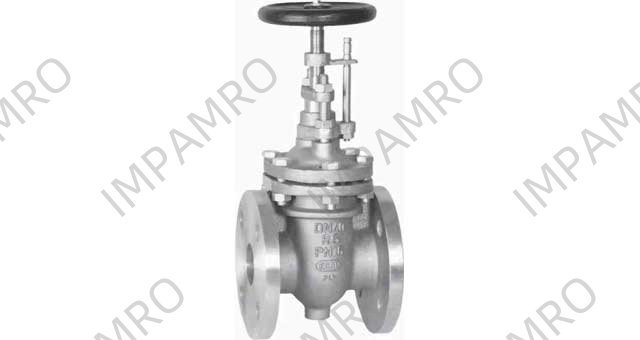 GATE VALVE DIN BRONZE FLANGED, PN10/16 #1317 50MM