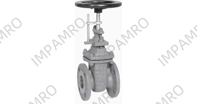 GATE VALVE DIN CARBON STEEL, FLANGED PN10 #315 250MM