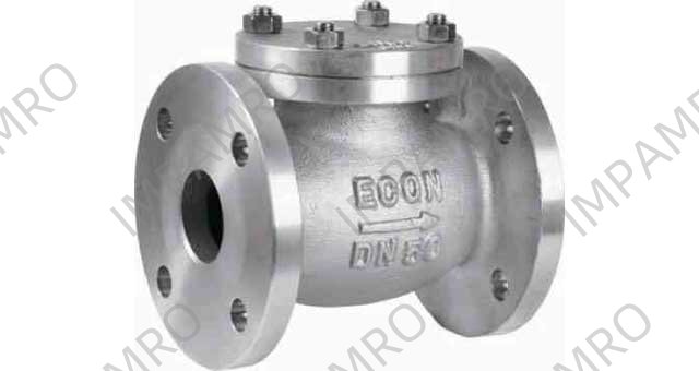 CHECK VALVE DIN BRONZE FLANGED, LIFT TYPE PN10/16 #496 15MM
