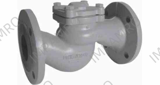 CHECK VALVE DIN C/IRON FLANGED, LIFT TYPE PN16 #77 DN 250
