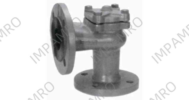 CHECK VALVE DIN C/IRON FLANGED, LIFT PN16 ANGLE #78 DN 80