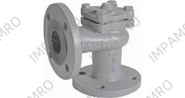 CHECK VALVE DIN C/IRON FLANGED, LIFT PN16 ANGLE #102 DN 200