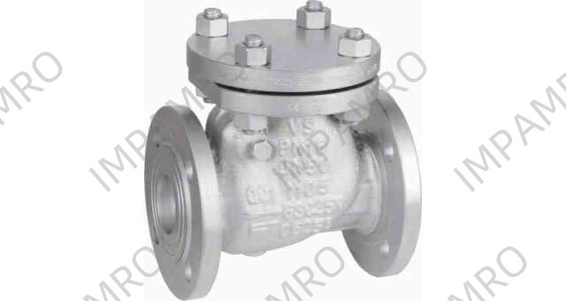 CHECK VALVE DIN CAST STEEL, FLANGED SWING PN16 #109 DN 125