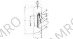 VALVE CHECK CARBON STEEL DIN, WAFER LONG PN16 #4012 50MM