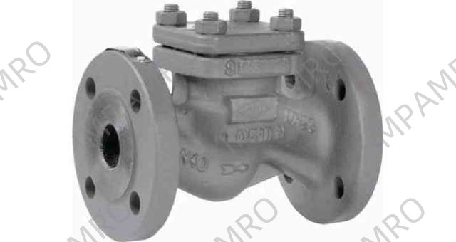 CHECK VALVE DIN CAST STEEL, FLANGED LIFT PN40 #95 DN 350