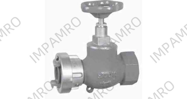 FIRE/DECKWASH VALVE DIN FEMALE, THREAD COPPER ALLOY #902 1-1/4"