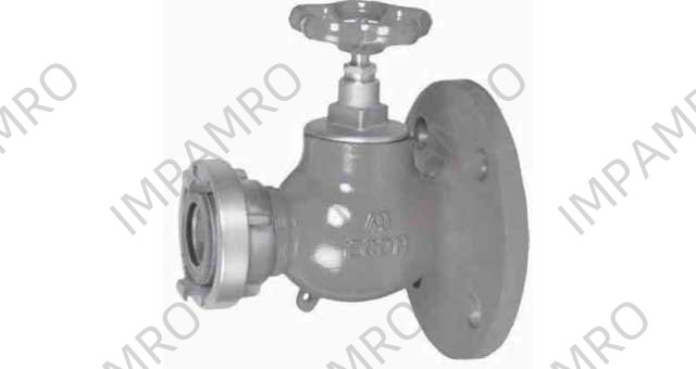 FIRE/DECKWASH VALVE DIN COPPER, ALLOY FLANGED PN16 #908 50MM