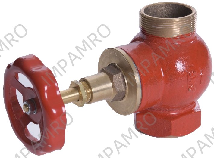 FIRE HYDRANT DIN BRASS DN50, 2"BSP MALE & FEMALE