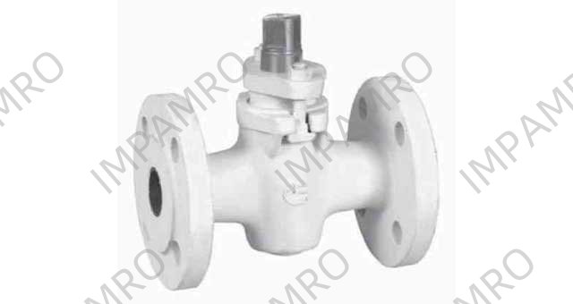 PLUG VALVE DIN CAST IRON, FLANGED PN10 2-WAY #52BKP DN65
