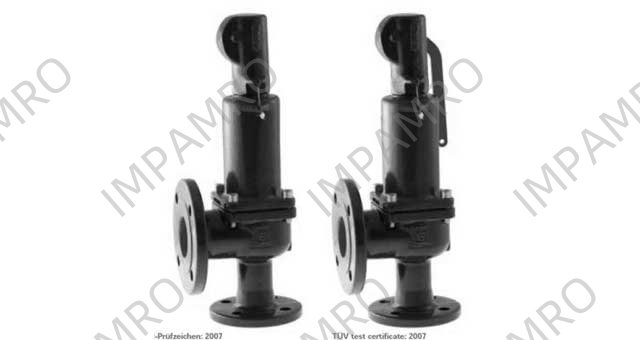 VALVE SAFETY CAST IRON #352SFL, W/LEVER FOR LIFTING DN50 PN16