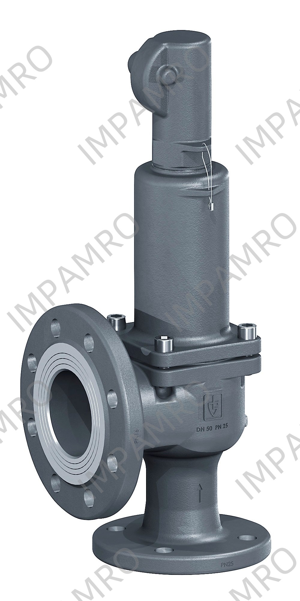 VALVE SAFETY C-IRON #352TGFO, GASTIGHT NOLIFTDEVICE PN40DN50