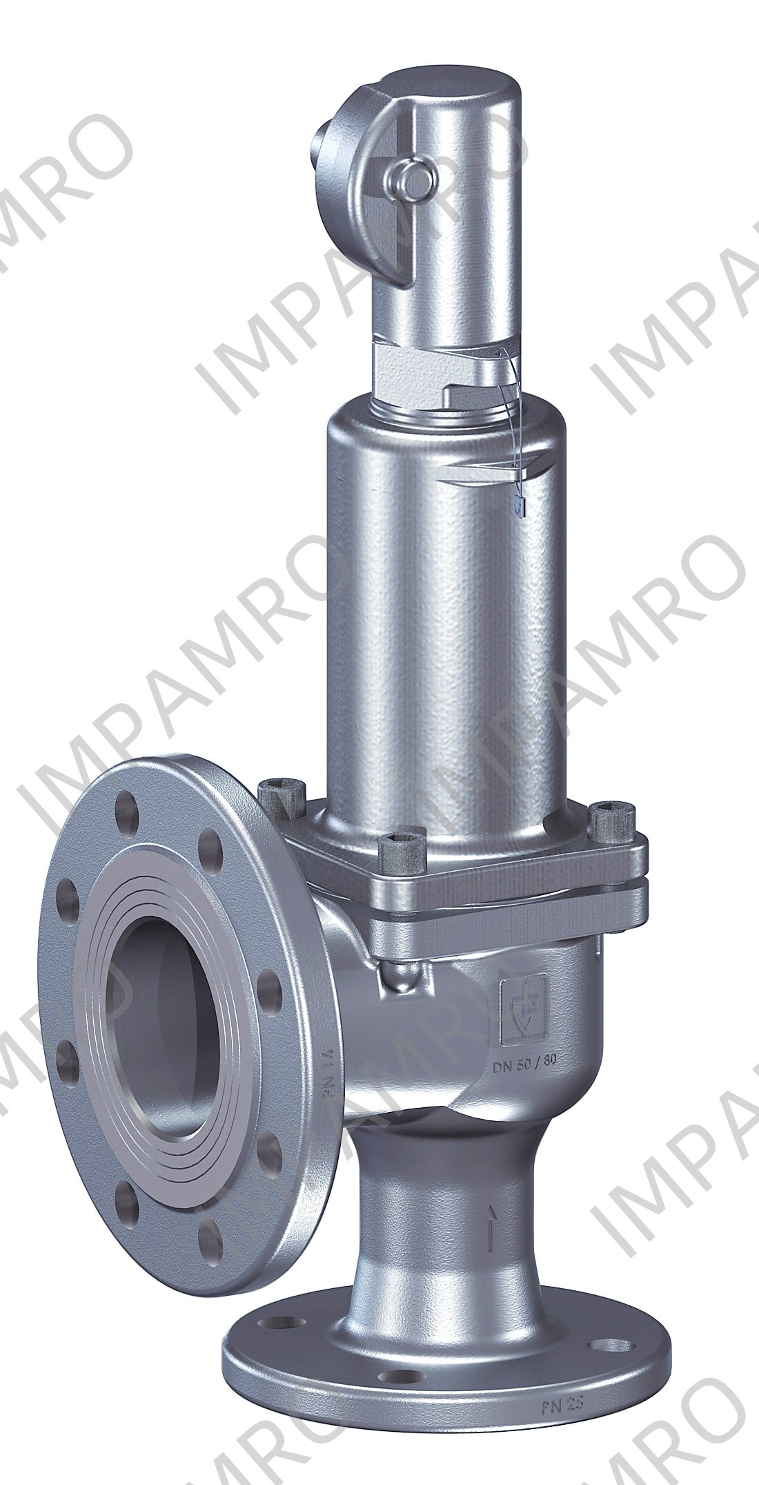 VALVE SAFETY S.STEEL #452BGFO, W/BELLOW GAST W/O LFT DN40PN40