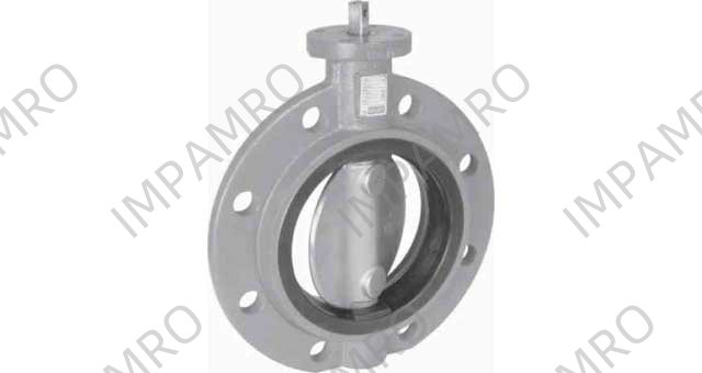 BUTTERFLY VALVE DIN CAST IRON, MONOFLANGE #6110 350MM