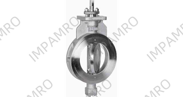 BUTTERFLY VALVE DIN HI-PERFORM, CAST STL 9630 PTFE SEAT DN 450