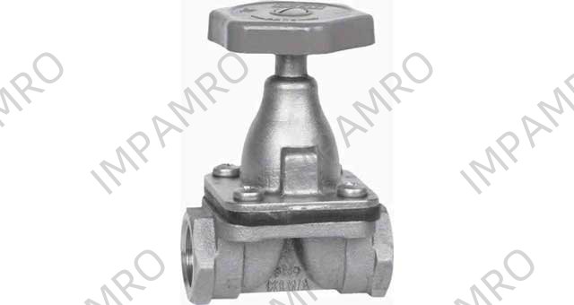DIAPHRAGM VALVE DIN SCREWED, BRONZE #5603 2"