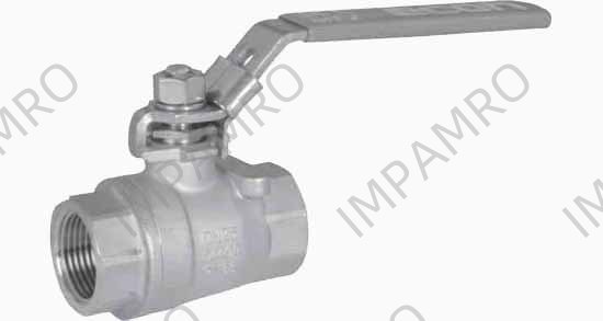 BALL VALVE DIN S.STEEL 1000LBS, FULL BORE #7752 BSP 1/2"