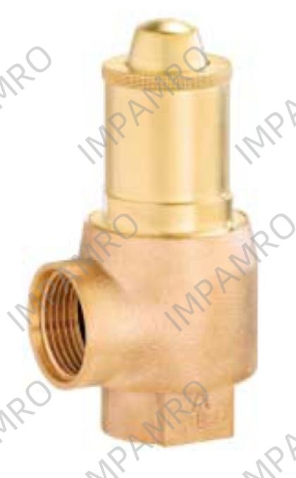VALVE SAFETY DIAPHRAGM 651MWIK, RED BRASS 1/2" 6/8/10BAR