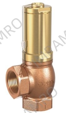 VALVE OVERFLOW GUNMETAL DIN, #617TGFO G1-1/4"